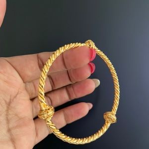 Gold plated bracelet ( bangle)